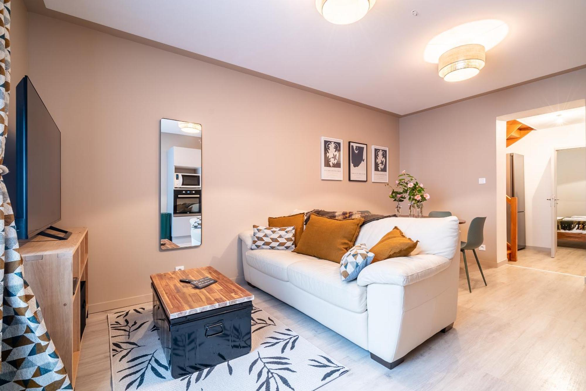 Mon Appart'Hotel - Gare De Limoges - Duplex 2 Chambres - Parking En Supp Exterior foto